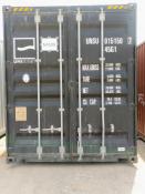 40 FT IICL HIGH CUBE CARGO CONTAINER. COLORS VARY. 